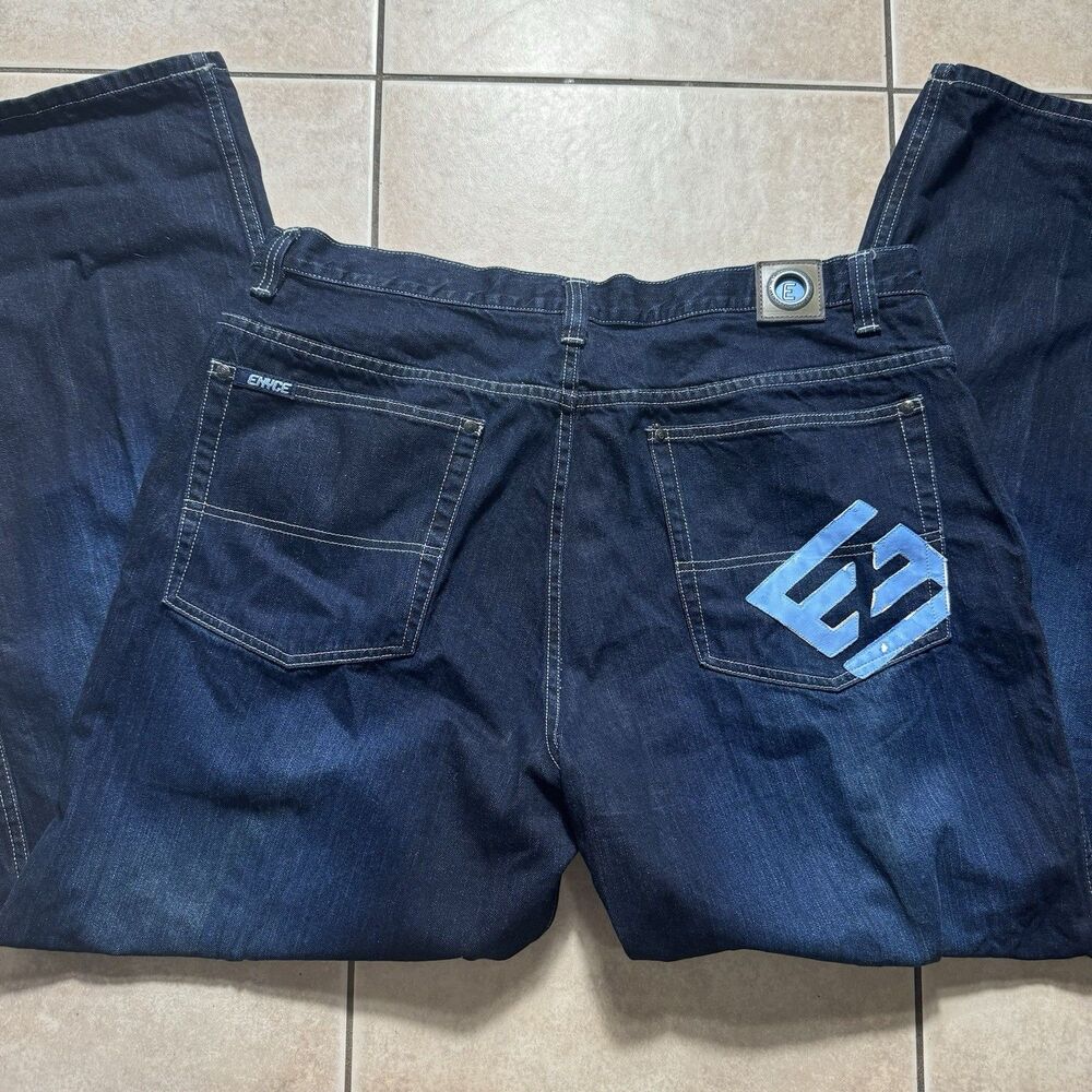 VTG Enyce Baggy Men’s 40x36 Y2K JNCO Southpole Style Skater Wide Grunge Jeans